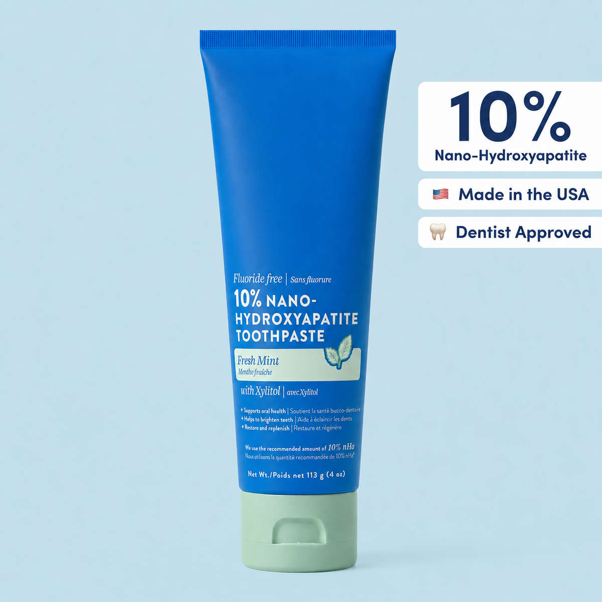 Stybloom 10% Nano Hydroxyapatite Toothpaste - Whitening & Repair