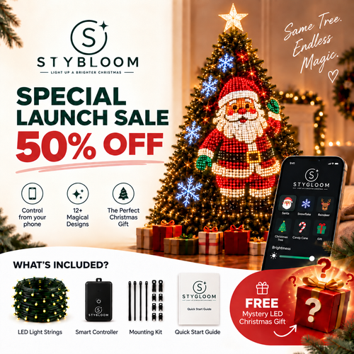 Stybloom Smart Animated Christmas Tree Lights