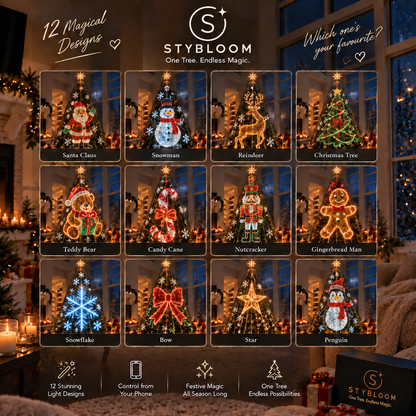 Stybloom Smart Animated Christmas Tree Lights