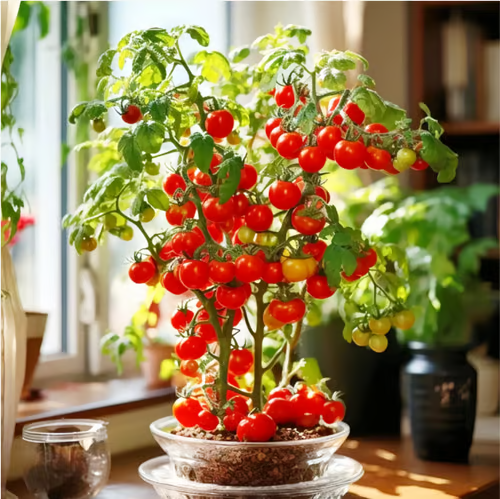 【7 days germination】Potted Dwarf Tomato Seeds